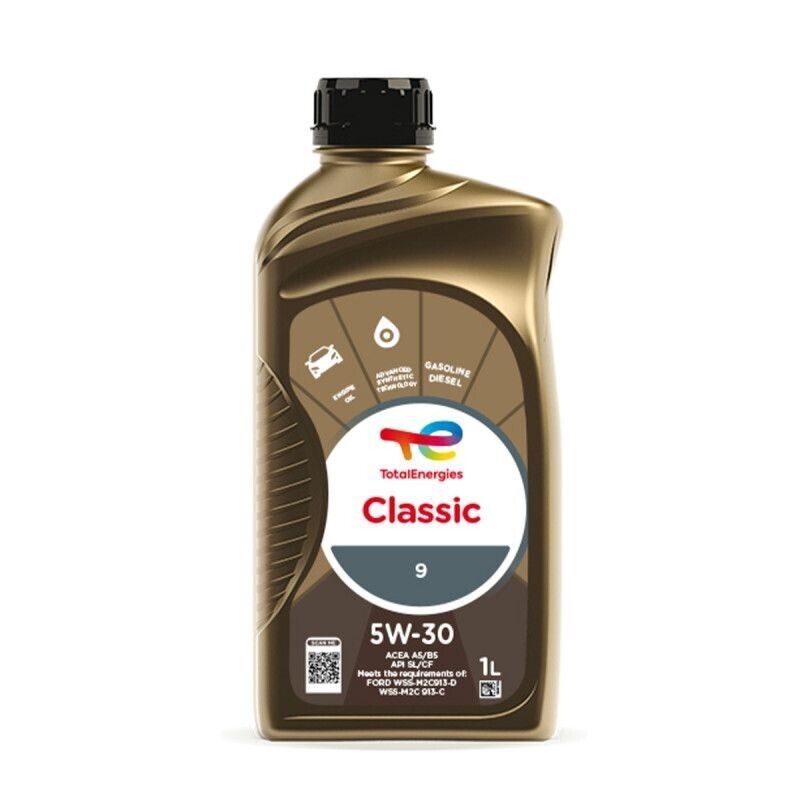 1 LT / LITRO OLIO MOTORE AUTO 5W30 TOTAL CLASSIC 9 C3 - BENZINA / DIESEL