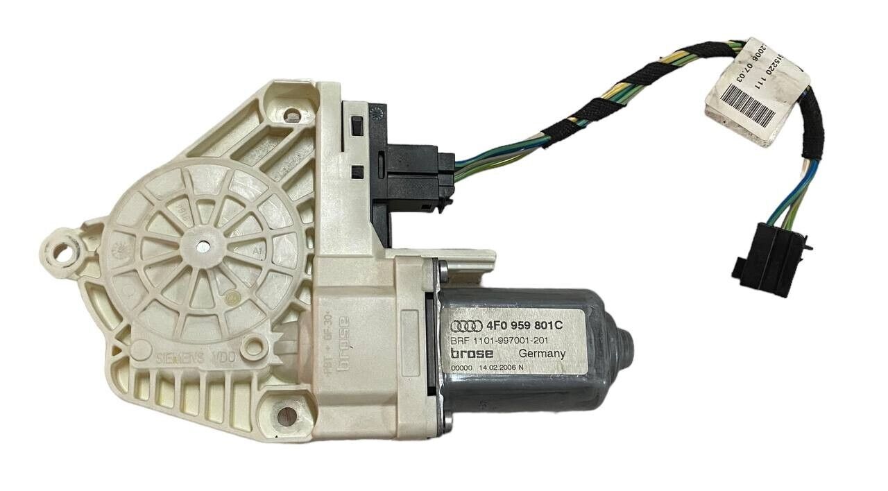 MOTORINO ALZACRISTALLO / ALZAVETRO POSTERIORE SX AUDI A6 C6 2007 - 4F0959801C