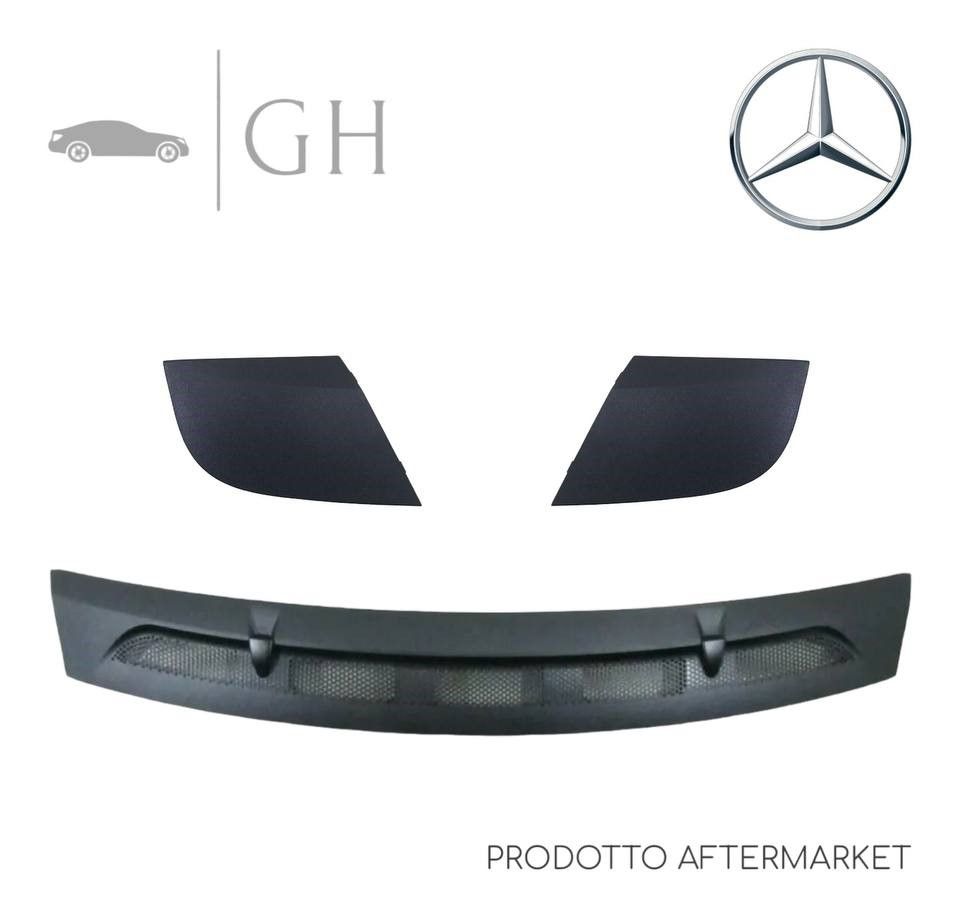 KIT MODANATURE / SET GRIGLIA COFANO SOTTO PARABREZZA MERCEDES CLASSE B W245 2007 - A1698360018