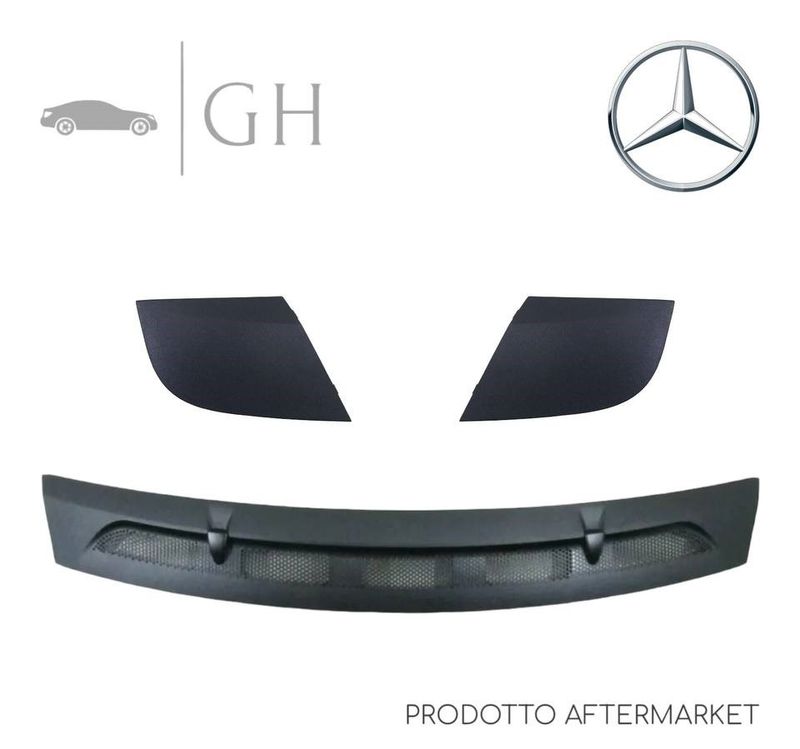 KIT MODANATURE / SET GRIGLIA COFANO SOTTO PARABREZZA MERCEDES CLASSE B W245 2007 - A1698360018