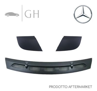 KIT MODANATURE / SET GRIGLIA COFANO SOTTO PARABREZZA MERCEDES CLASSE B W245 2007 - A1698360018
