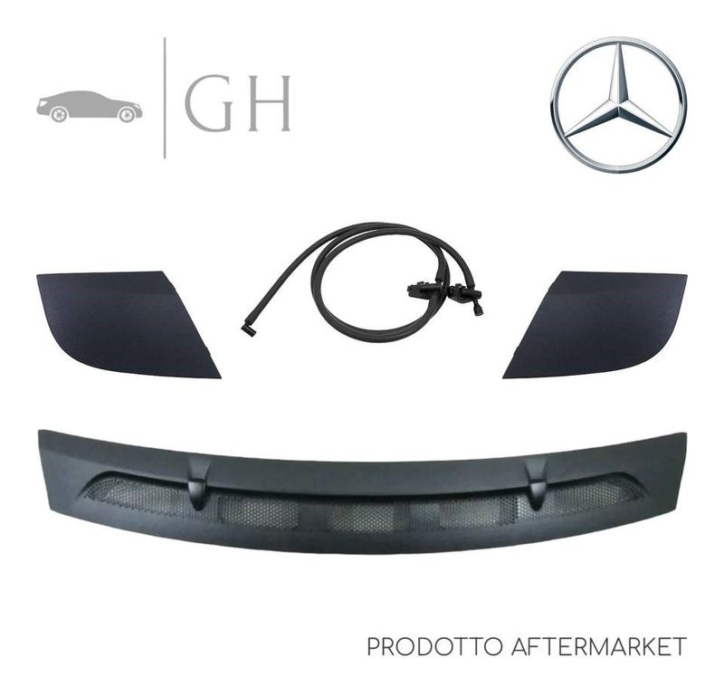 KIT MODANATURE / GRIGLIA SOTTO PARABREZZA + UGELLI MERCEDES CLASSE B W245 2007 - A1698360018