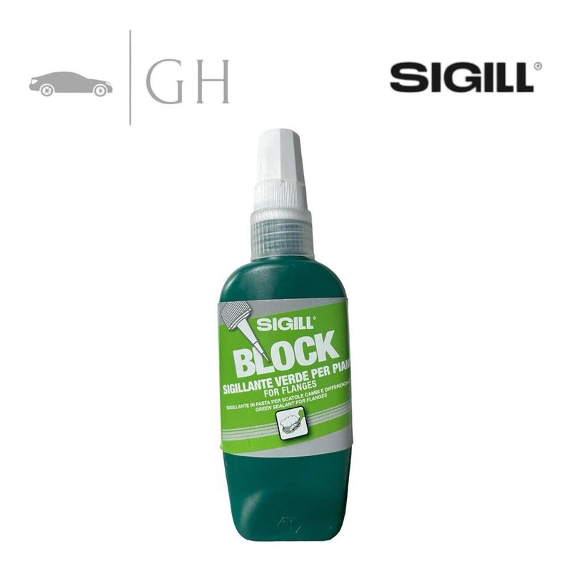 SIGILL - SIGILLANTE VERDE BLOCK FRENA FILETTI ANAEROBICO PER SUPERFICI PIANE
