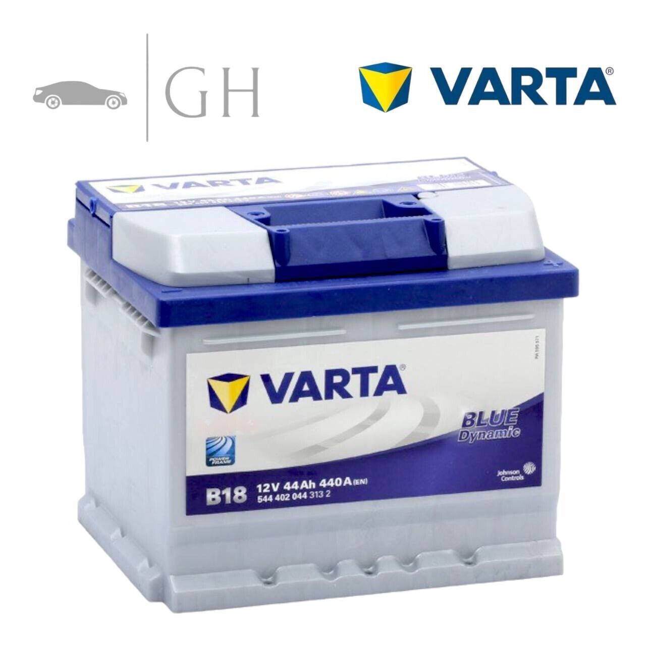 VARTA - BATTERIA PER AUTO 44AH - 440A / 12V / POSITIVO A DESTRA (+DX) - 544402044