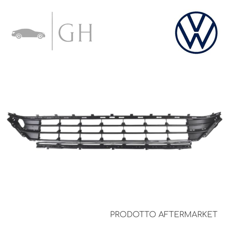 GRIGLIA RADIATORE INF. CON CORNICE CROMATA PARAURTI ANT. VW GOLF 7.5 (VII) 2017 - 5G0853671GRYP