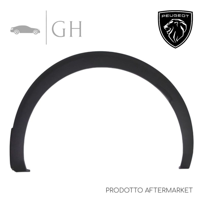 GIROPARAFANGO / MODANATURA PARACOLPI PARAFANGHINO POST DX PEUGEOT 3008 (II) 2018