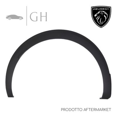 GIROPARAFANGO / MODANATURA PARACOLPI PARAFANGHINO POST SX PEUGEOT 3008 (II) 2019