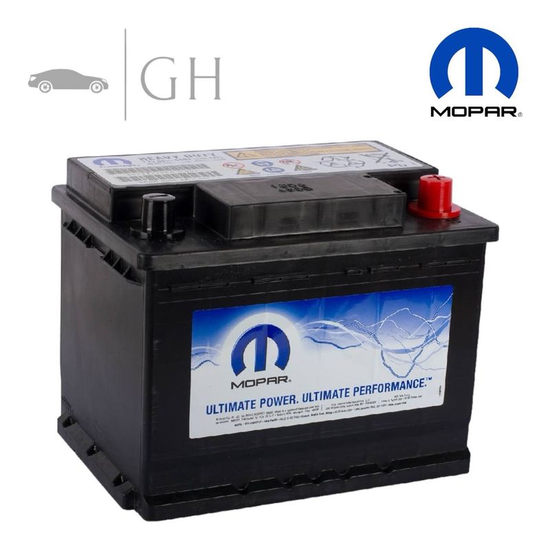 MOPAR - BATTERIA PER AUTO 50AH / 480A / 12V (+DX) ORIGINALE FIAT - 6000632108