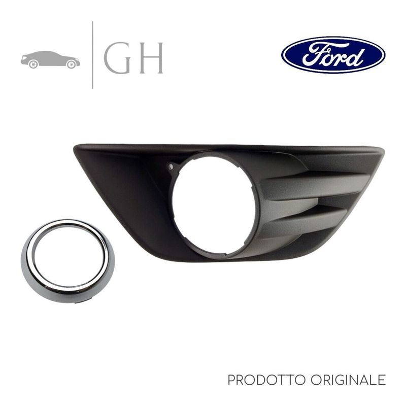 KIT GRIGLIA FENDINEBBIA + CORNICE CROMATA SX PARAURTI ANT. FORD KUGA 2008 - 1494031 + 1494290
