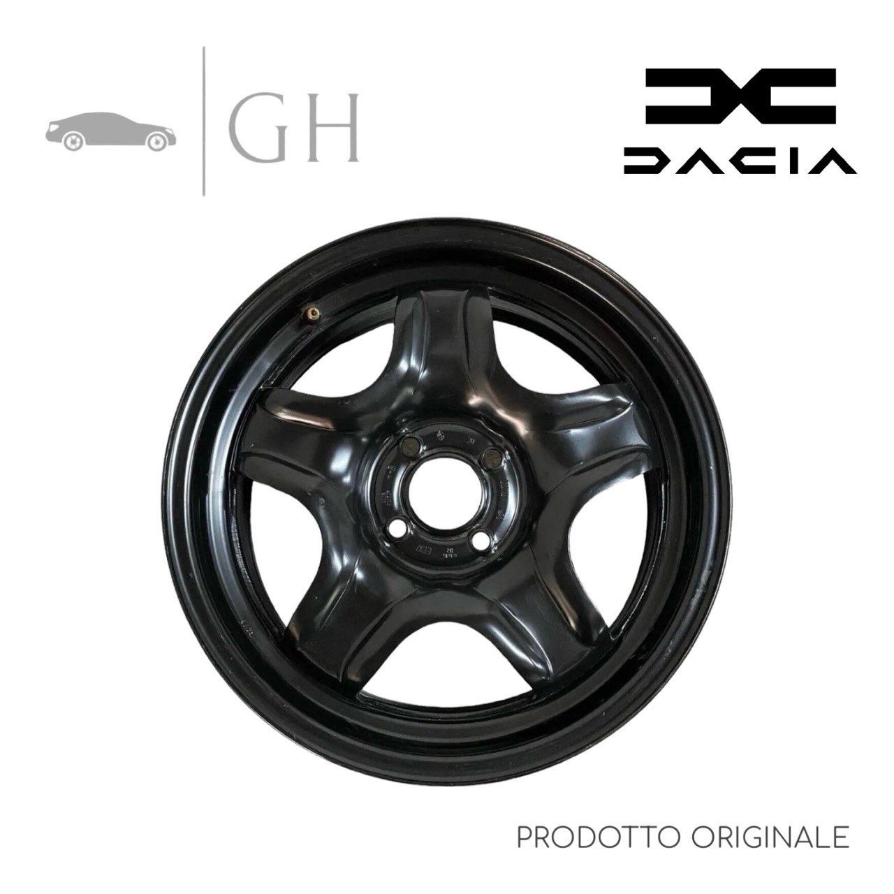 RUOTA / CERCHIO IN FERRO DACIA SANDERO 2016 (16&#39;&#39;) 6Jx16H2 (ET37) - 403002053R