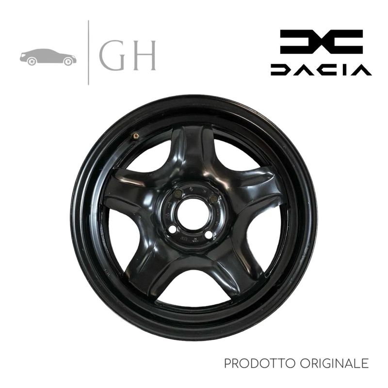 RUOTA / CERCHIO IN FERRO DACIA SANDERO 2016 (16&#39;&#39;) 6Jx16H2 (ET37) - 403002053R