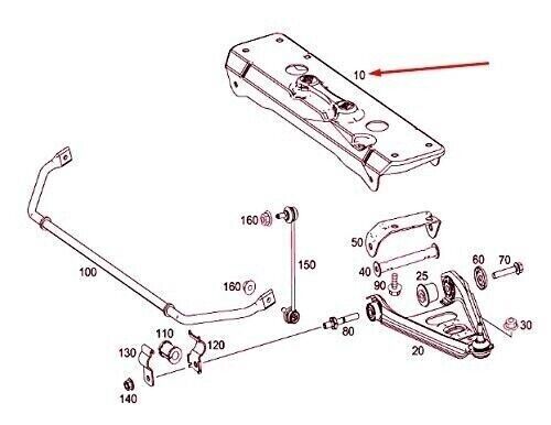 ASSALE CULLA MOTORE / TELAIO / CHASSIS ANT. SMART FORTWO 451 2008 - A4513120201