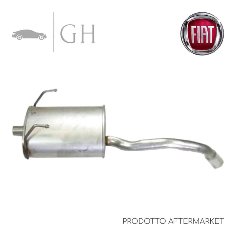 TERMINALE MARMITTA / SILENZIATORE SCARICO FIAT PANDA 169 BENZINA 2006 - 51915459