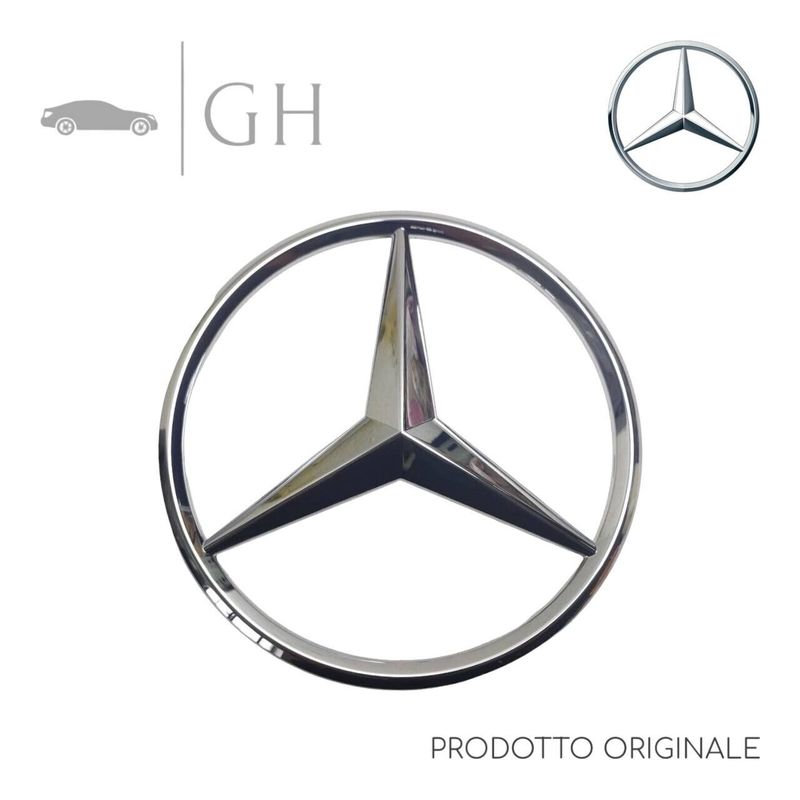 FREGIO / STEMMA / LOGO / EMBLEMA CROMATO STELLA MERCEDES CLK W209 / C209 2005 - A2158880186