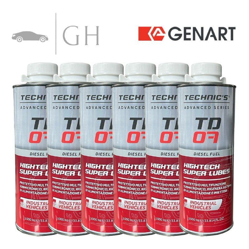 GENART - 6 X ADDITIVI LUBRIFICANTE ANTIUSURA SISTEMA ALIMENTAZIONE DIESEL - TD07