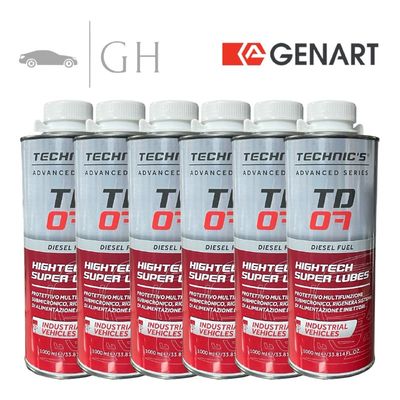 GENART - 6 X ADDITIVI LUBRIFICANTE ANTIUSURA SISTEMA ALIMENTAZIONE DIESEL - TD07