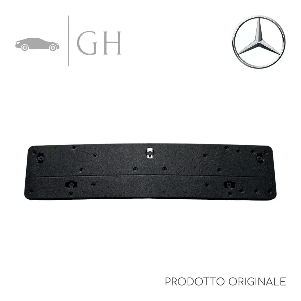BASE / MASCHERINA PORTA TARGA PARAURTI ANTERIORE MERCEDES CLASSE A W176 2016