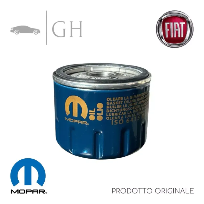 MOPAR - FILTRO OLIO ORIGINALE LANCIA MUSA (350) / FIAT IDEA (350) 1.9 JTD DIESEL