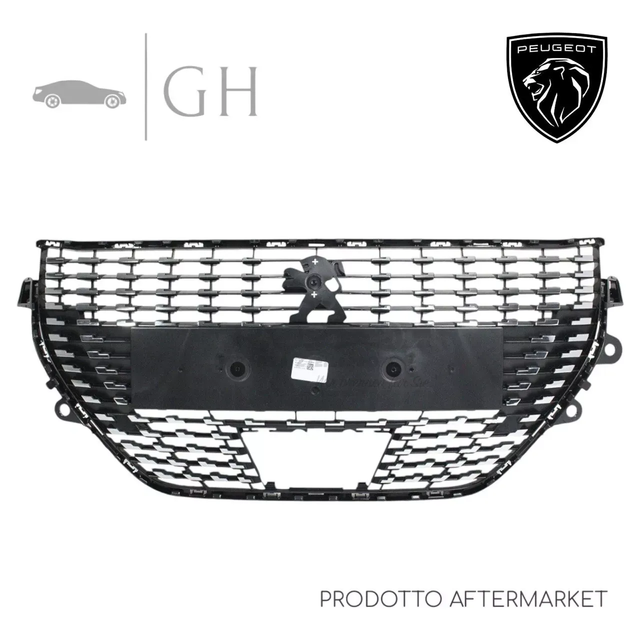 GRIGLIA SUPERIORE CENTRALE PARAURTI ANTERIORE PEUGEOT 208 P21 2021 - 98232100VD