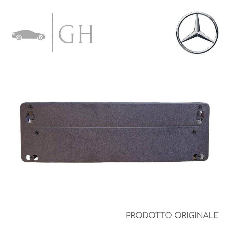 BASE / MASCHERINA PORTA TARGA PARAURTI ANTERIORE MERCEDES CLASSE A W176 2015 - A1768850481