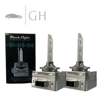 BLACKLIGHT - KIT COPPIA LAMPADE / LAMPADINE XENON D1S 6000K FARI / PROIETTORI AUTO - XE-D1S6K