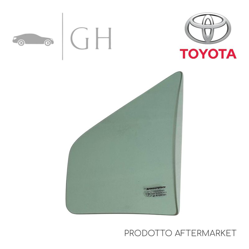 VETRO CRISTALLO FISSO / DEFLETTORE TRIANGOLARE ANT. SX TOYOTA YARIS XP13 (III)