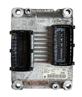 MODULO CENTRALINA MOTORE (ECU) OPEL CORSA D 1.2 BENZINA 2009 - 55557933