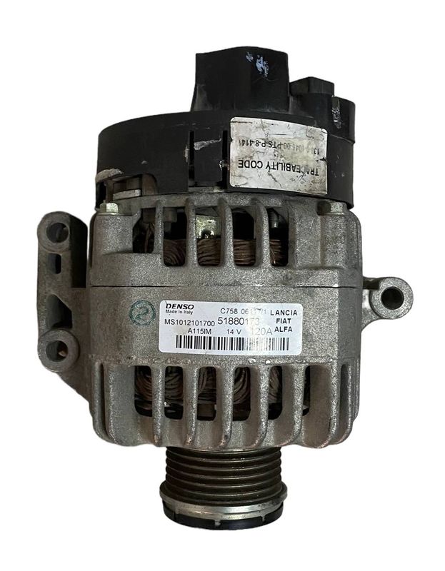 ALTERNATORE 120A FIAT PANDA (312) 1.3 DIESEL MJT 2015 - 51880173 - MS1012101700
