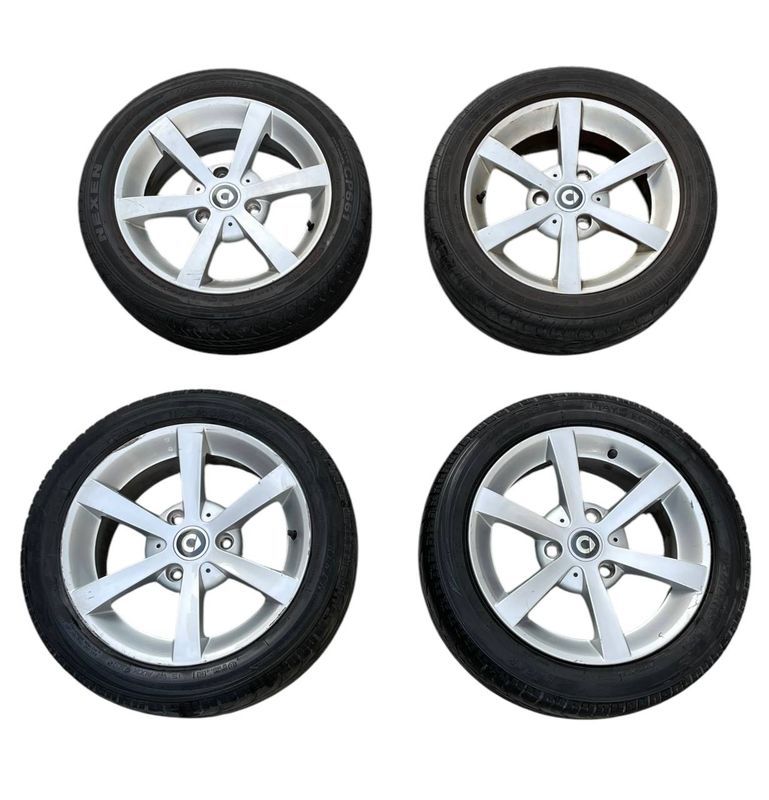 SET 4X RUOTA CERCHIO IN LEGA SMART FORTWO 451 2008 - A4514010302 / A4514010602