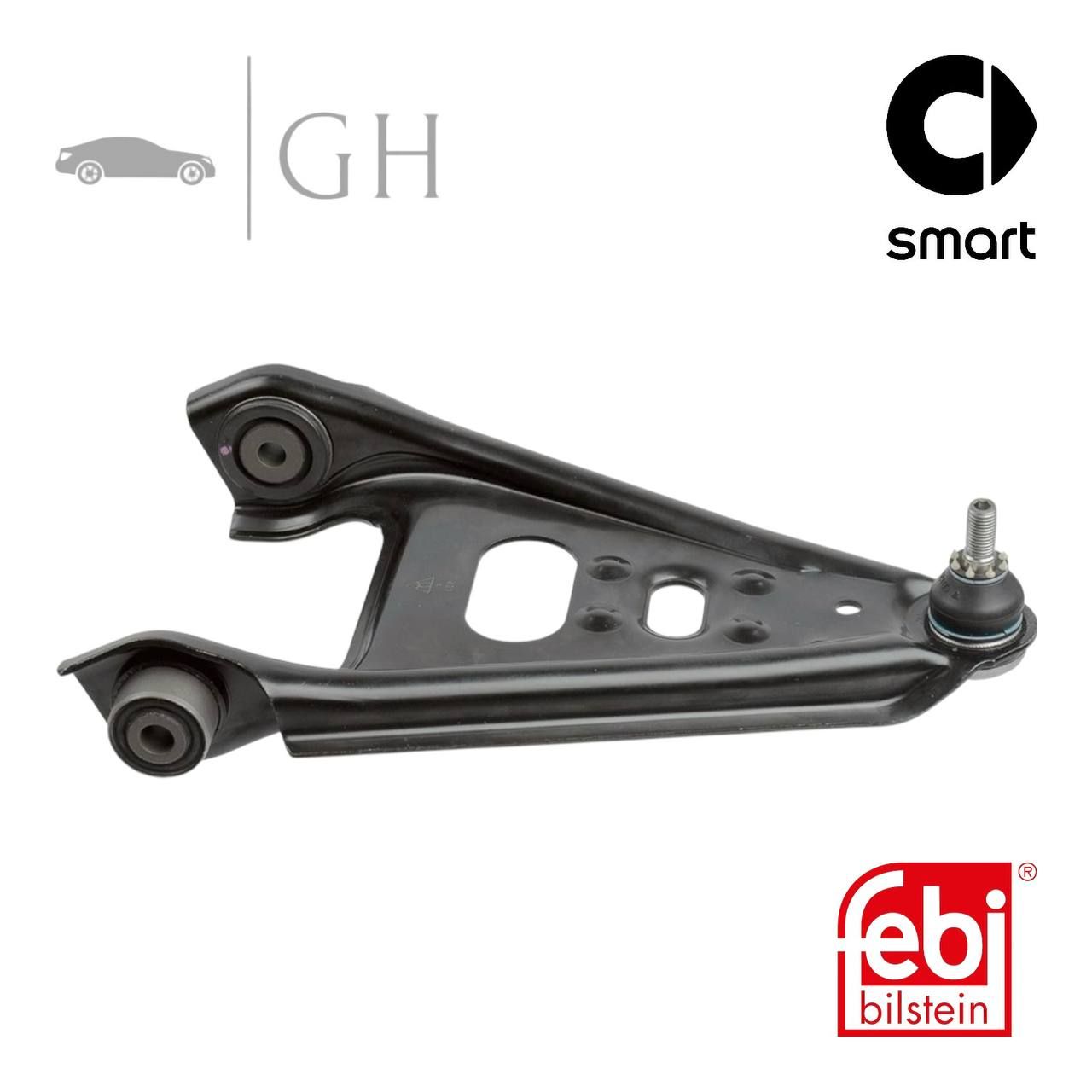 BRACCIO OSCILLANTE SOSPENSIONE ANT. SX SMART FORTWO 451 2008 - A4513300010