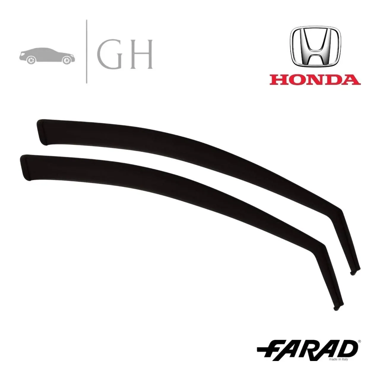 FARAD - SET 2 DEFLETTORI ARIA ANTIVENTO / ANTIPIOGGIA HONDA CR-V (IV) 2015 - 1-14.178M