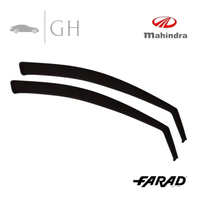 FARAD - SET 2 DEFLETTORI ARIA ANTIVENTO /ANTIPIOGGIA FUME&#39; MAHINDRA KUV 100 2018 - 1-12.861