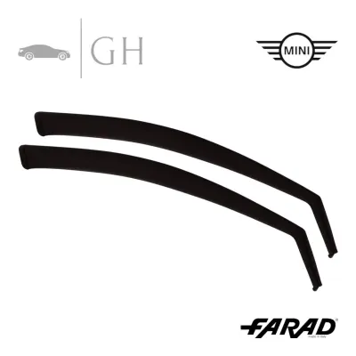 FARAD - SET 2 DEFLETTORI ARIA ANTIVENTO / ANTIPIOGGIA FUME&#39; MINI COUNTRYMAN 2024 - 1-12.867