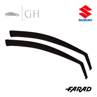FARAD - SET 2 DEFLETTORI ARIA ANTIVENTO / ANTIPIOGGIA FUME&#39; SUZUKI VITARA 2018 - 1-14.176M