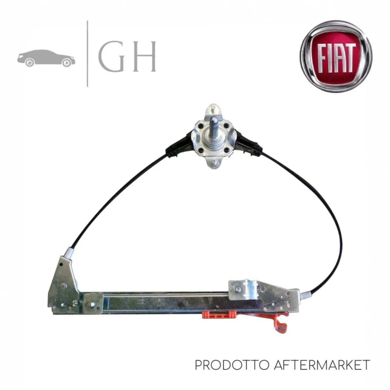 CREMAGLIERA ALZACRISTALLO / ALZAVETRO POST DX MANUALE FIAT GRANDE PUNTO 199 2008 - 51723323