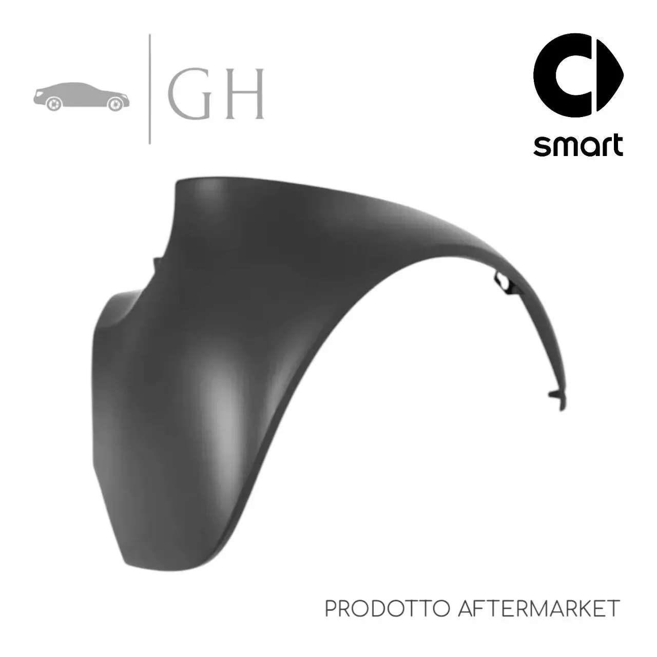 PARAFANGO POSTERIORE DESTRO SMART FORTWO 450 CITY COUPE&#39; 2002 - Q0004751V007CP6A00