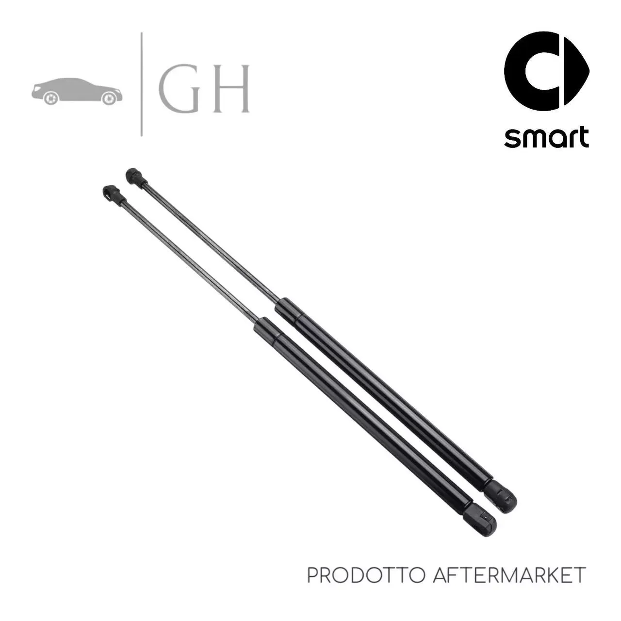 COPPIA MOLLE A GAS /PISTONCINI AMMORTIZZATORI LUNOTTO POST SMART FORTWO 453 2015 - A4539800064