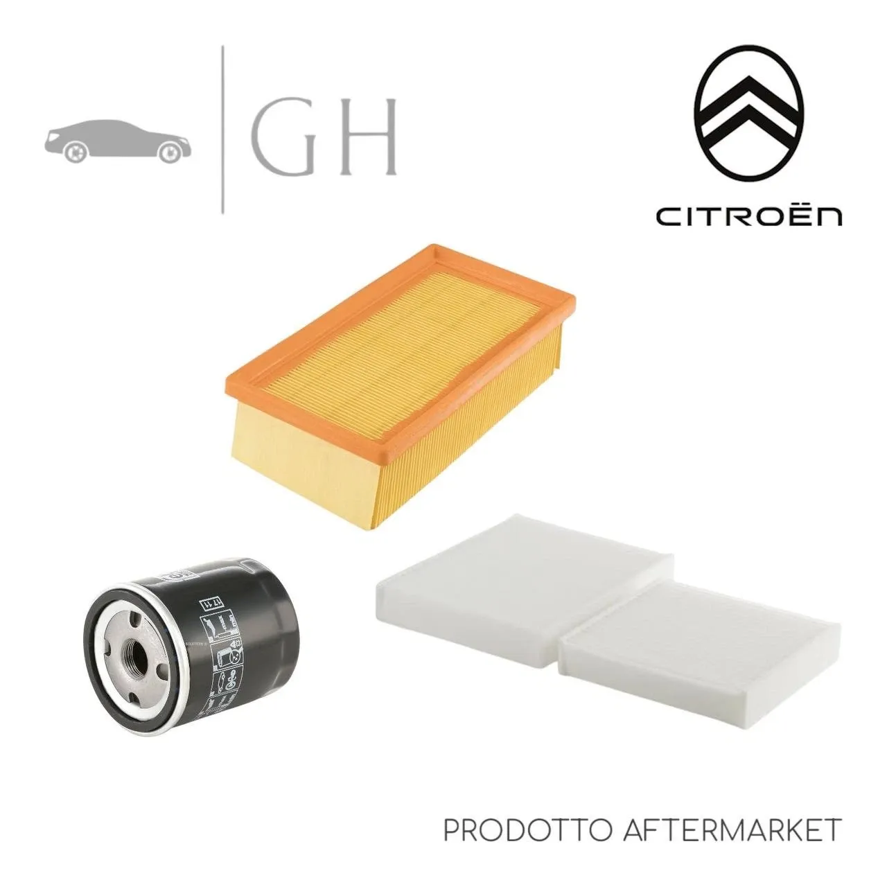 ECONOMY - KIT TAGLIANDO 3 FILTRI CITROEN C3 (II) 1.2 BENZINA
