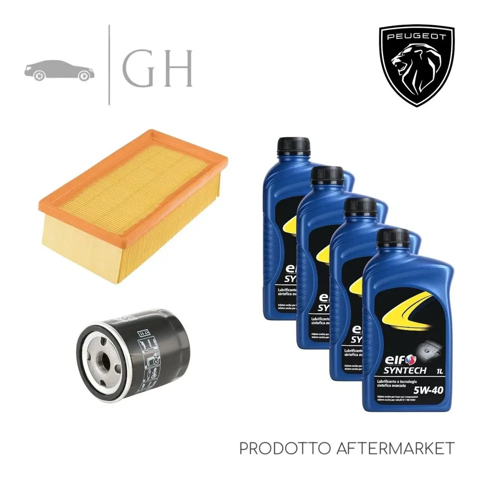 ECONOMY - KIT TAGLIANDO 2 FILTRI + 4 LT OLIO 5W30 PEUGEOT 208 (I) 1.2 BENZINA