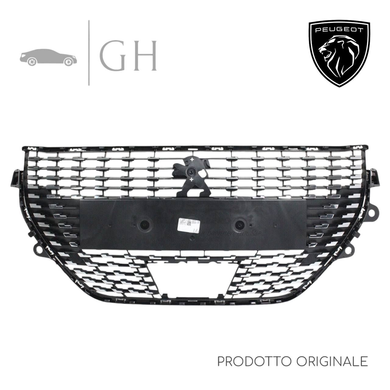 ORIGINALE - GRIGLIA SUPERIORE CENTRALE PARAURTI ANTERIORE PEUGEOT 208 P21 2021 - 98232100VD
