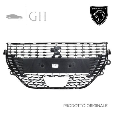 ORIGINALE - GRIGLIA SUPERIORE CENTRALE PARAURTI ANTERIORE PEUGEOT 208 P21 2021 - 98232100VD