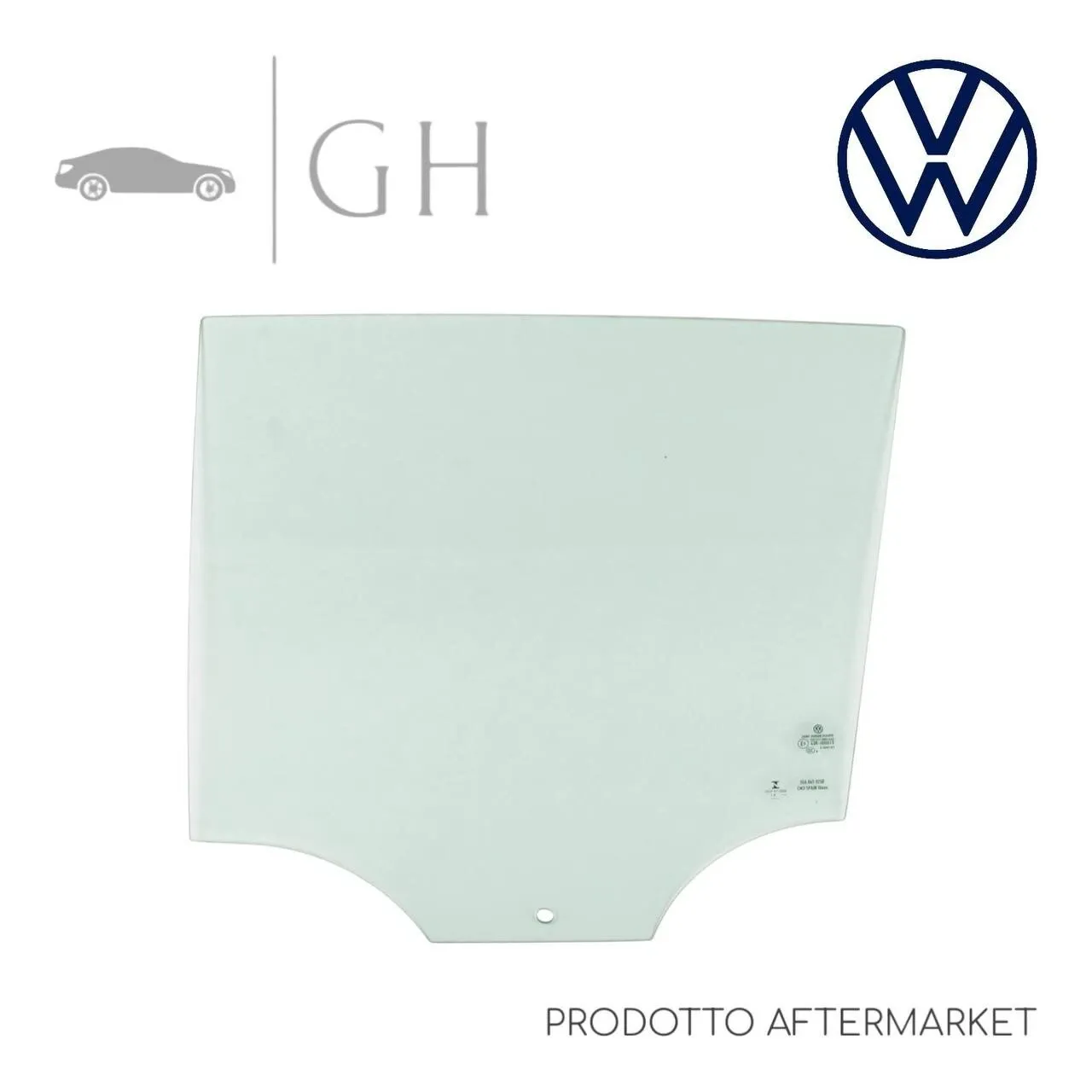 CRISTALLO VETRO SCENDENTE POSTERIORE SINISTRO VOLKSWAGEN T-ROC 2018 - 2GA845025F