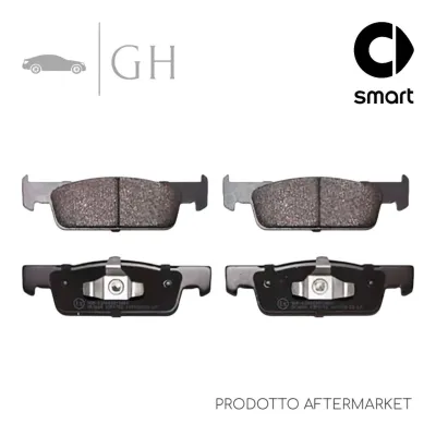 LPR - KIT PASTIGLIE / PATTINI / PASTICCHE FRENO ANT SMART FORFOUR 453 - 05P1702