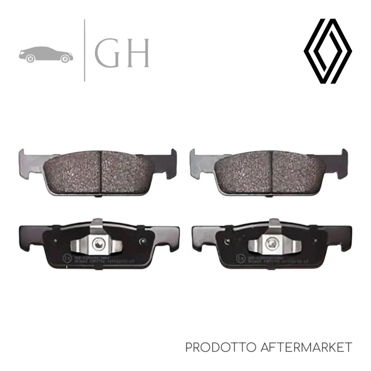 LPR - KIT PASTIGLIE / PATTINI / PASTICCHE FRENO ANT RENAULT TWINGO (III) - 05P1702