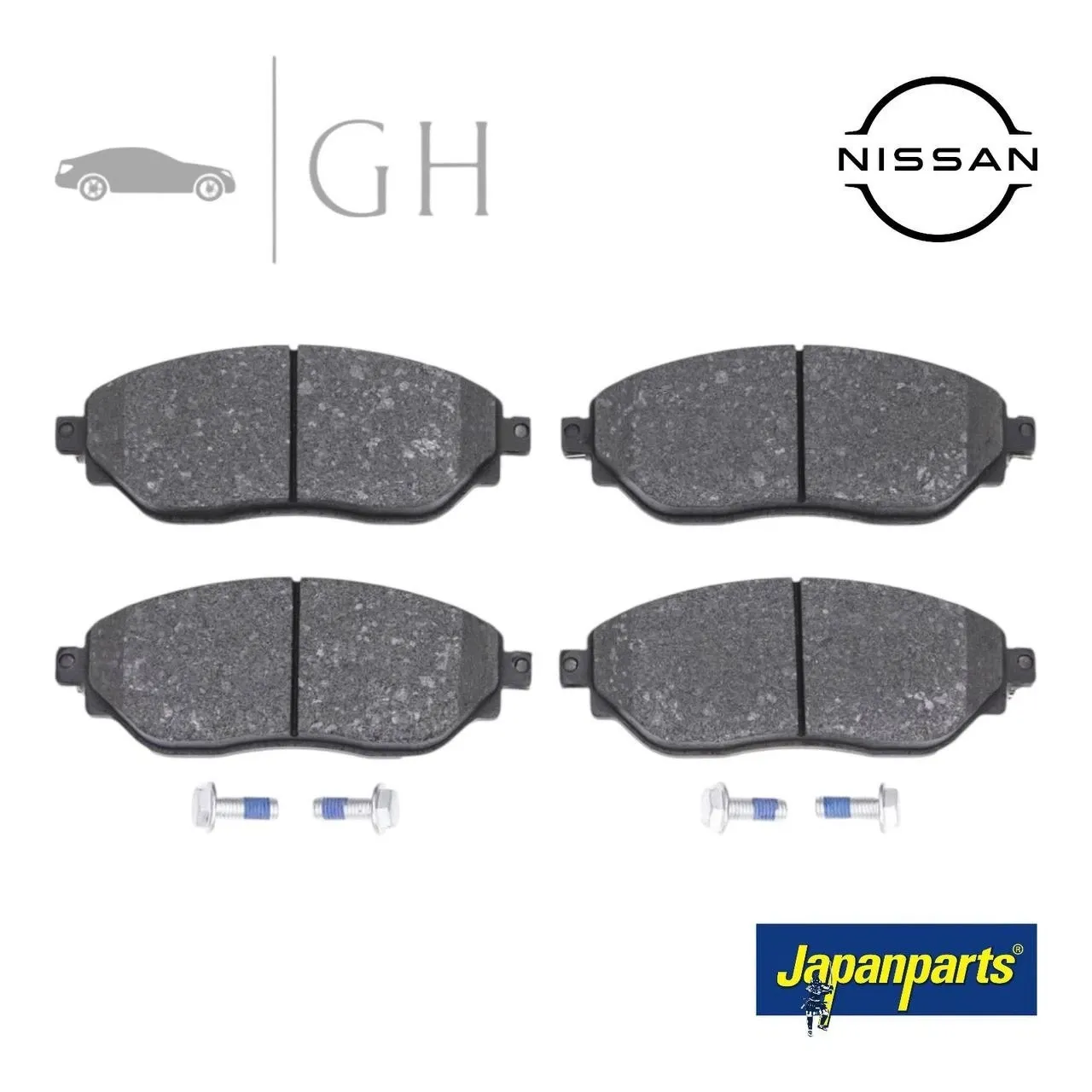 JAPANPARTS - KIT PASTIGLIE /PATTINI /PASTICCHE FRENO ANT NISSAN NV300 1.6 DCI - PA1004AF