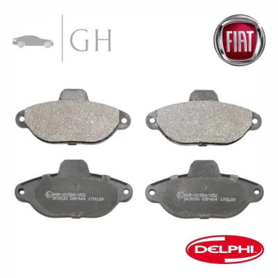 DELPHI - KIT PASTIGLIE / PATTINI / PASTICCHE FRENO ANT FIAT PANDA (169) 1.2 B - LP851