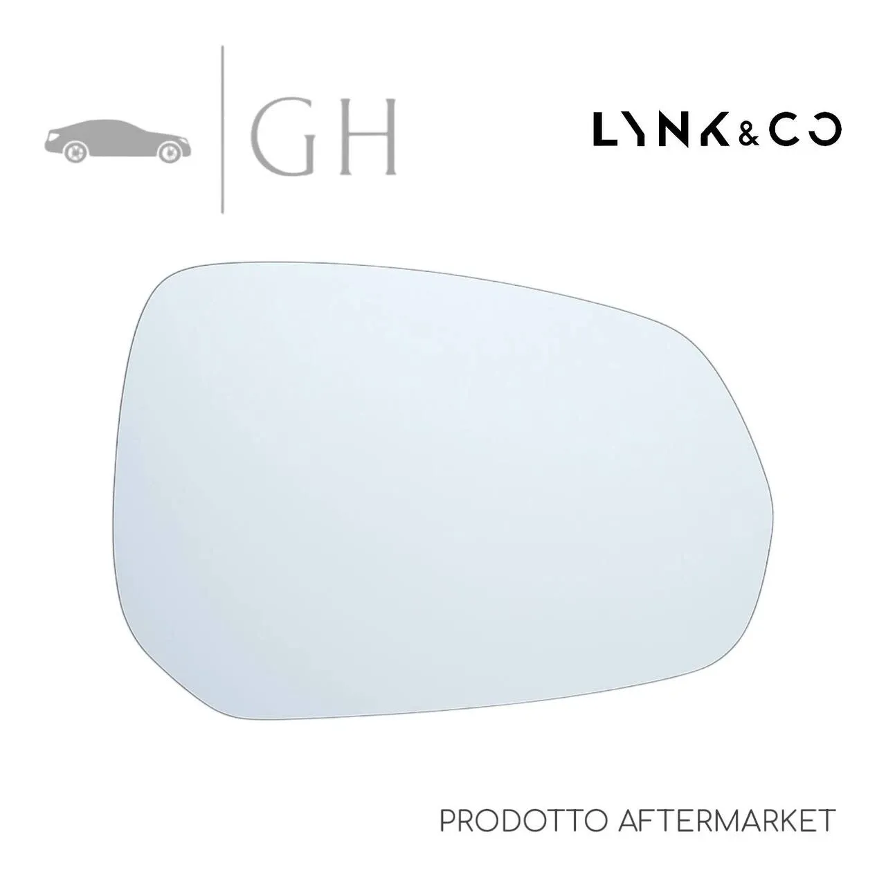 VETRINO PIASTRA SPECCHIO RETROVISORE ANT DX LYNK &amp; CO 01 2020 - 8890115103