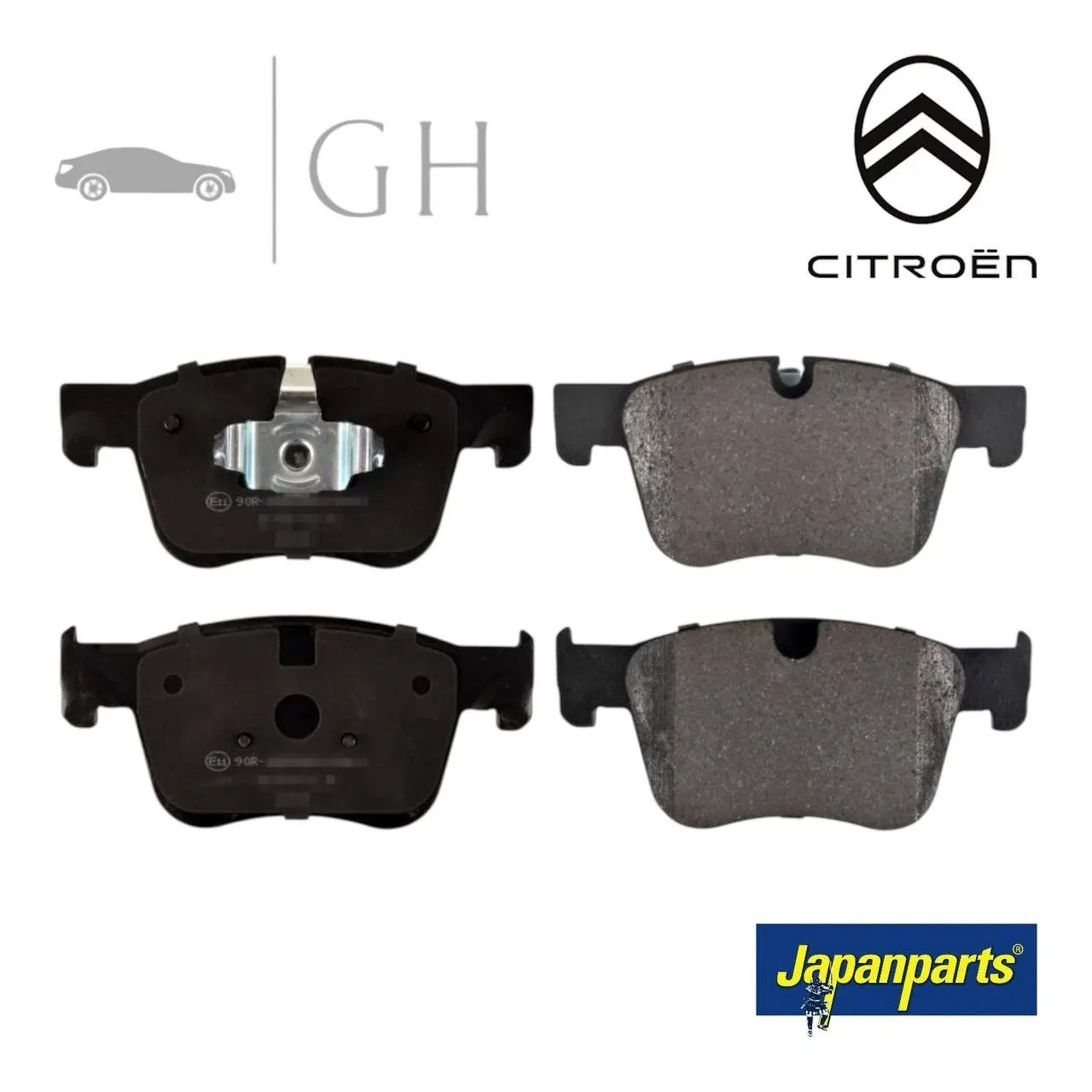 JAPANPARTS - KIT PASTIGLIE / PATTINI /PASTICCHE FRENO ANT CITROEN C4 SPACETOURER - PA0095AF