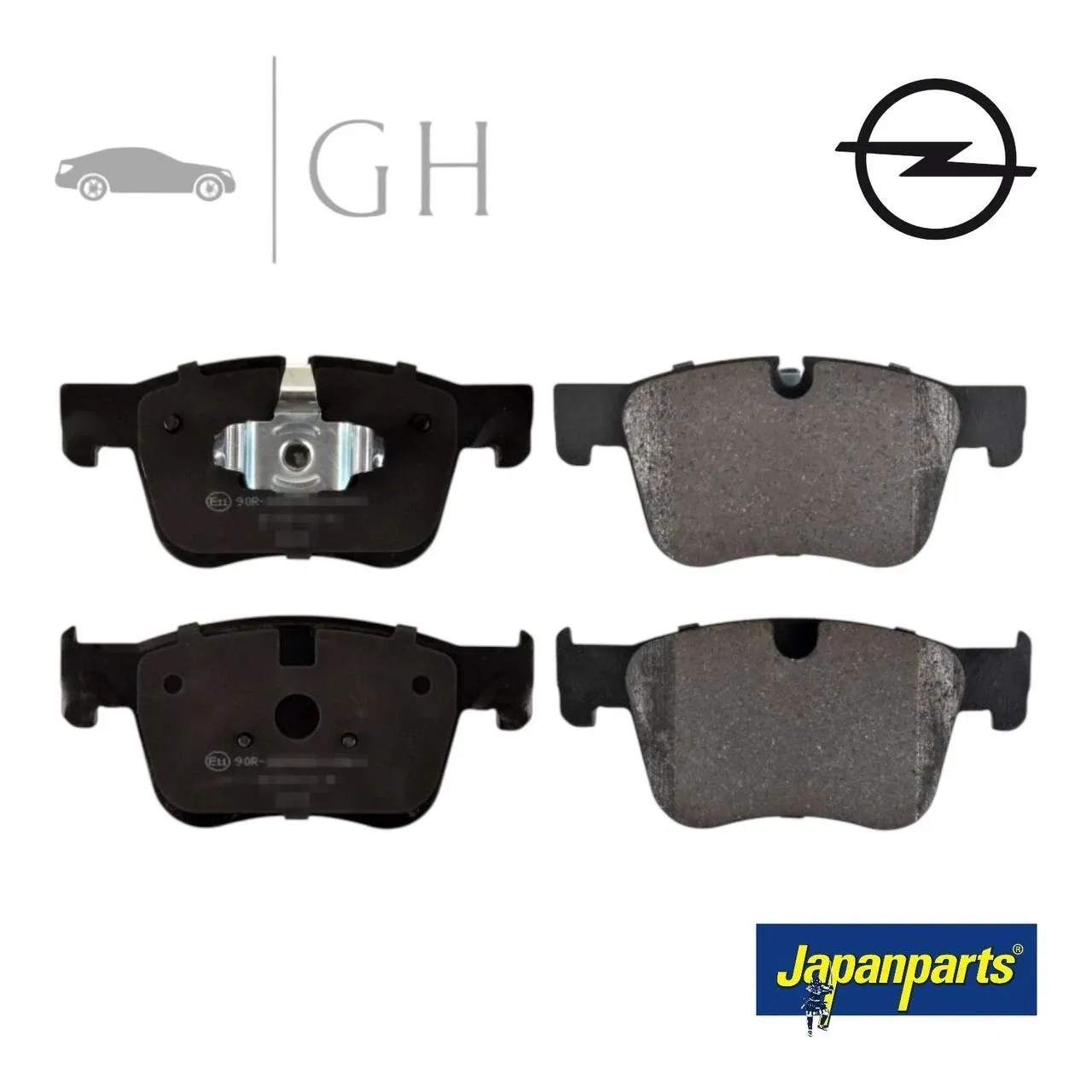 JAPANPARTS - KIT PASTIGLIE / PATTINI / PASTICCHE FRENO ANT OPEL GRANDLAND X - PA0095AF