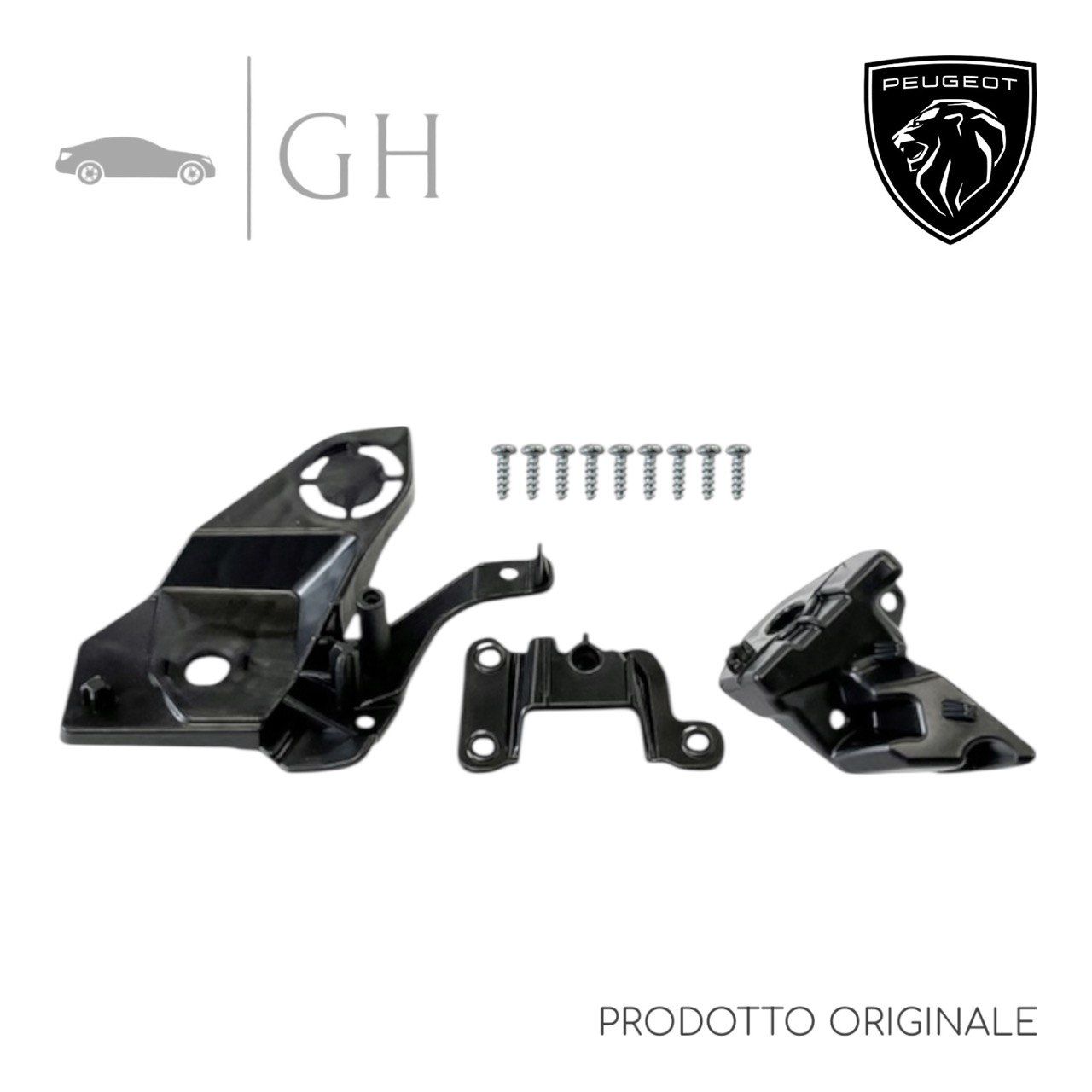 ORIGINALE - KIT SUPPORTI RIPARAZIONE FARO / PROIETTORE SX PEUGEOT 2008 (II SERIE) - 1656169580